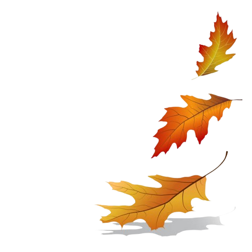 Winter Leaf Fall Background